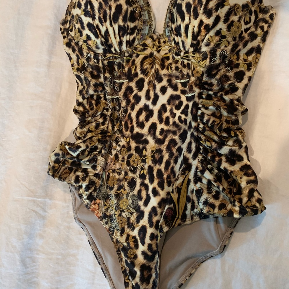 PRICE IS FIRM Camilla Nomadic Nymph leopard One piece NEW - Picture 5 of 16